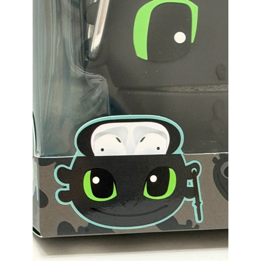 DreamWorks Dragons Toothless AirPods Case Gen 1 & 2 Silicone Cover Night Fury
